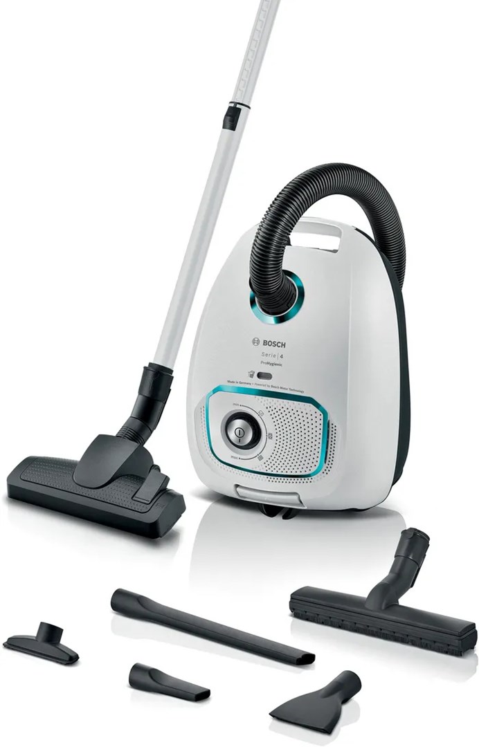 Bosch Serie 4 BGB41HYG1H 600 W White Bagged Vacuum Cleaner