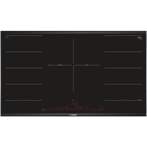 Bosch Serie 8 PXV975DC1E Hob Black Built-In 90 Cm Zone Induction Hob 5 Zone(S)