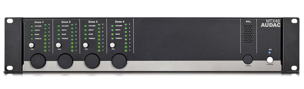 Zone Audio Matrix AUDAC MTX48 4-