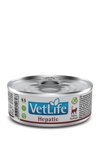 FARMINA Vet Life Natural Diet Cat Hepatic - Wet Food For Cats - 85 G