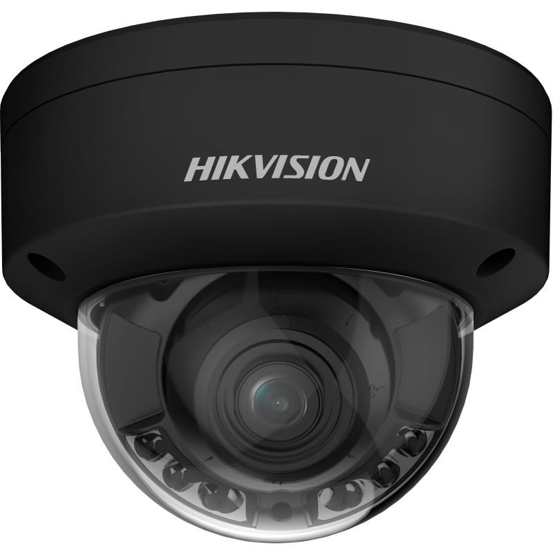 Hikvision Pro Series With ColorVu DS-2CD2747G2HT-LIZS(2.8-12)/EF/BLK Turret IP Security Camera Indoor Outdoor 2688 X 1520 Pixels Ceiling