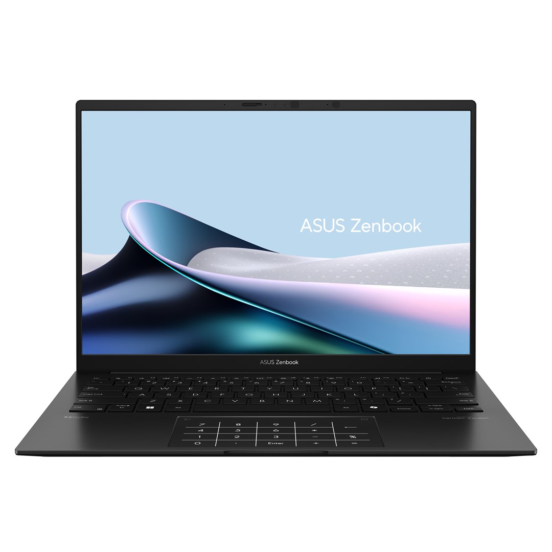 ASUS Zenbook 14 OLED UM3406HA-WS74T laptop AMD Ryzen™ 7 8840HS 35.6 cm (14") Touchscreen WUXGA 16 GB LPDDR5x-SDRAM 512 GB SSD Wi-Fi 6E (802.11ax) Windows 11 Home Black
