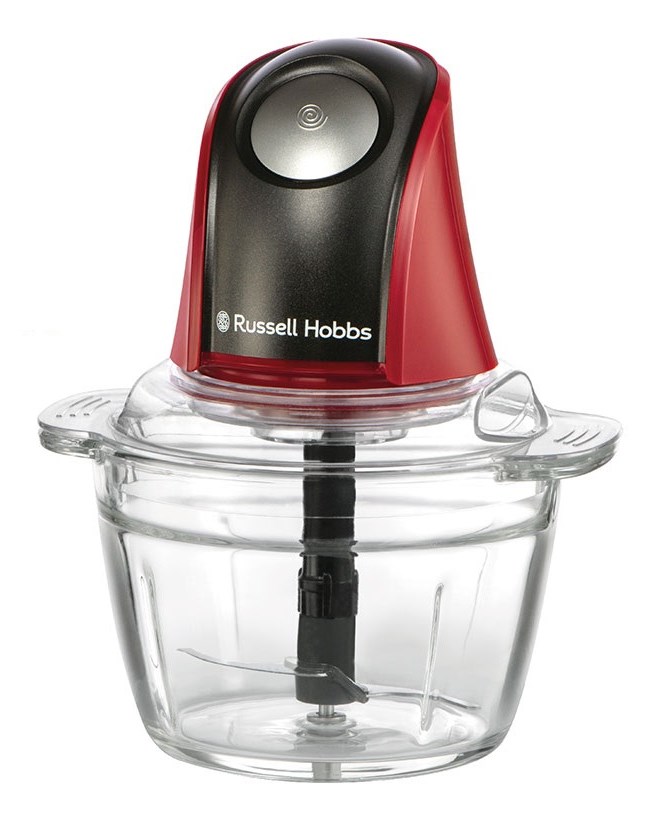 Russell Hobbs 27130-56 Electric Food Chopper 0.5 L 200 W Black Red Transparent