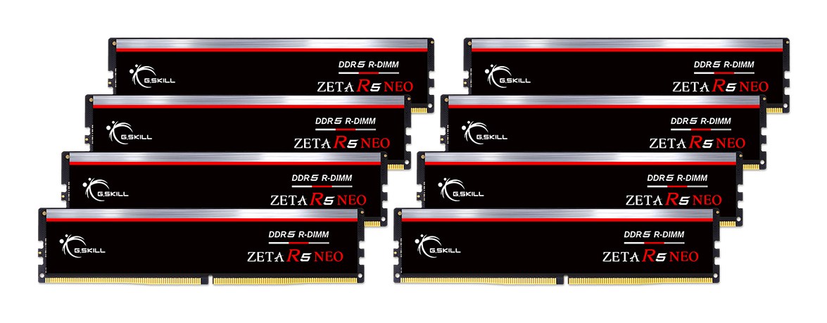 G.Skill Zeta R5 Neo F5-6000R3036G48GE8-ZR5NK memory module 384 GB 8 x 48 GB DDR5 6000 MT/s 288-pin DIMM ECC