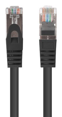Lanberg PCU5-20CC-0100-BK networking cable Black 1 m Cat5e U/UTP (UTP)