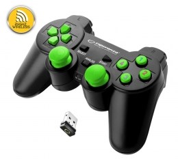 Esperanza EGG108G Gaming Controller Black Green USB 2.0 Gamepad Analogue / Digital PC Playstation 3