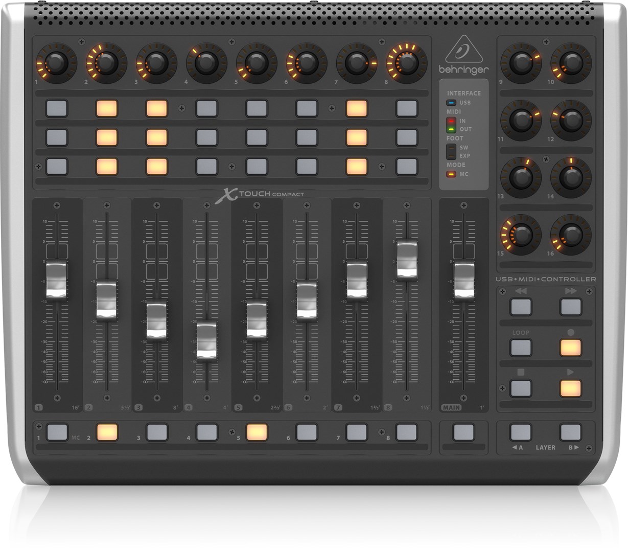 Behringer X-TOUCH COMPACT MIDI Keyboard USB Black