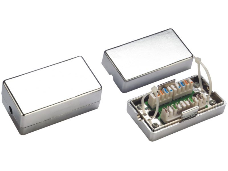 Alantec WTM07 network junction box Cat5e Silver