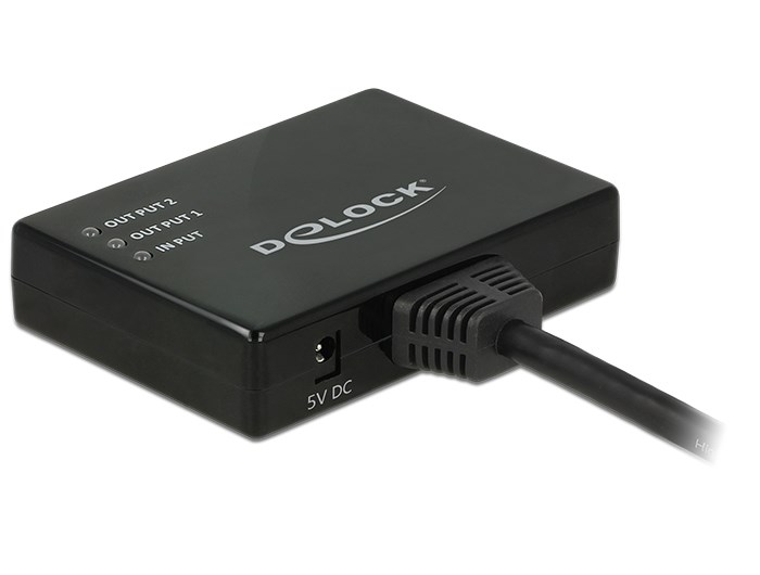DELOCK HDMI Splitter 1 X HDMI In 2 X HDMI Out 4K