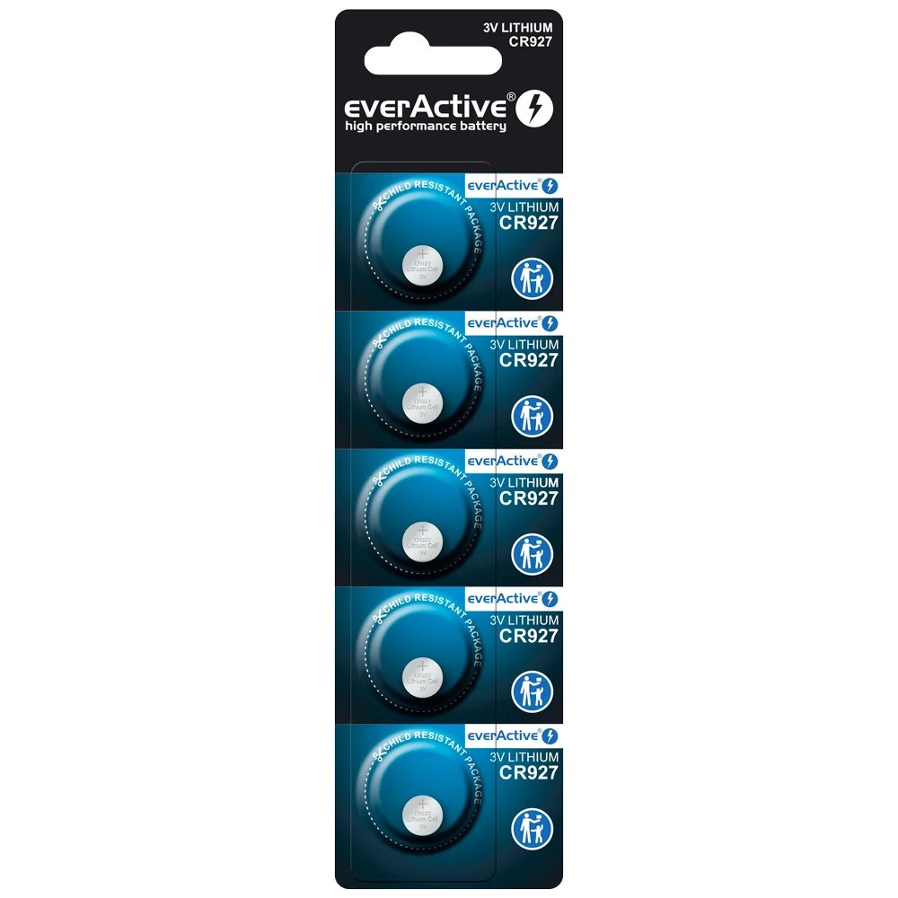 Lithium Battery Mini EverActive CR927 - Blister 5 Pcs.