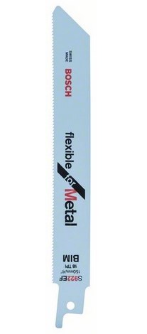 Bosch 2 608 656 028 Jigsaw/Scroll Saw/Reciprocating Saw Blade Bimetal 100 Pc(S)