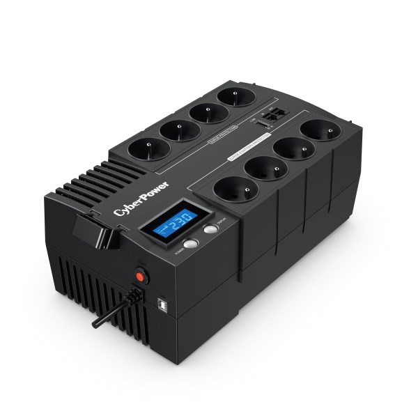 CyberPower BR700ELCD-FR Uninterruptible Power Supply (UPS) Line-Interactive 0.7 KVA 420 W 8 AC Outlet(S)