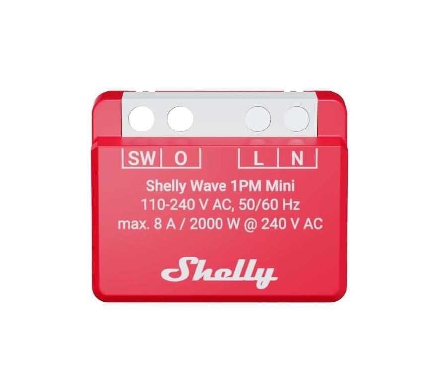 Shelly Flush Mount Wave 1PM Mini LR Z-Wave
