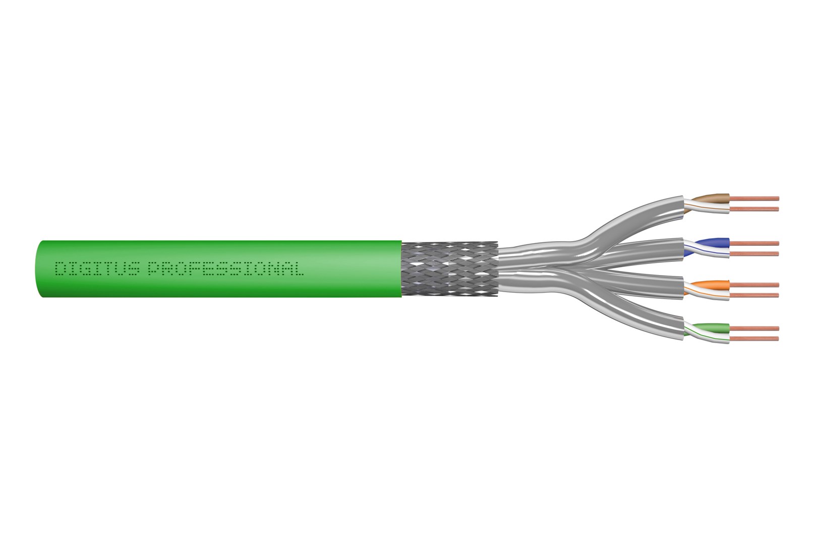 CAT 8.2 S/FTP data cable - installation cable, 500 m, simplex, Dca-s2,d1,a1