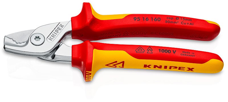 Cable Scissors Insulated 1000V 160mm