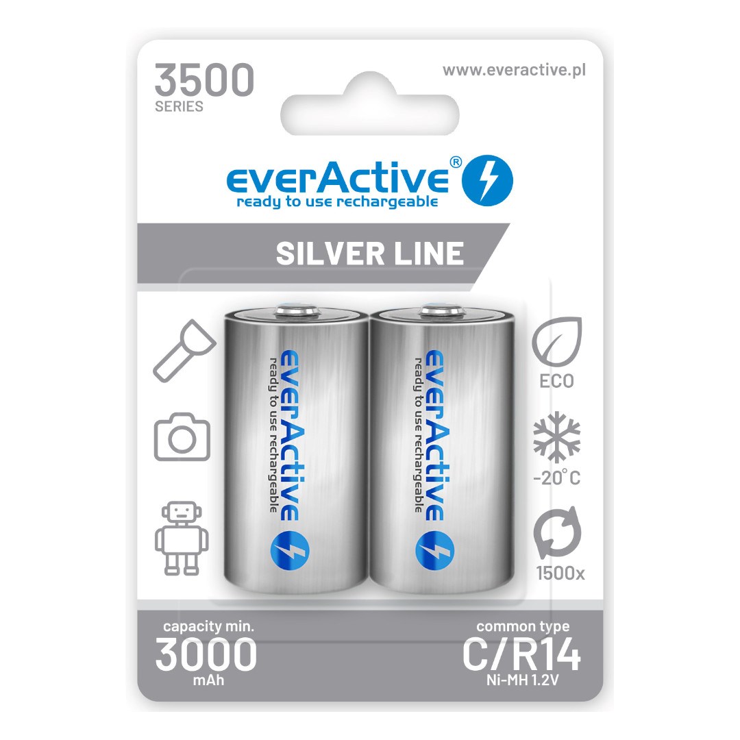 Everactive EVHRL14-3500 household battery Rechargeable battery C Nickel-Metal Hydride (NiMH)