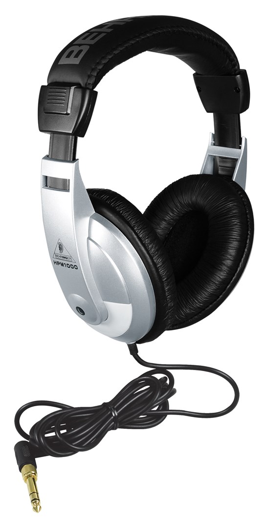 Behringer HPM1000 Headphones/Headset Wired Music Black Silver