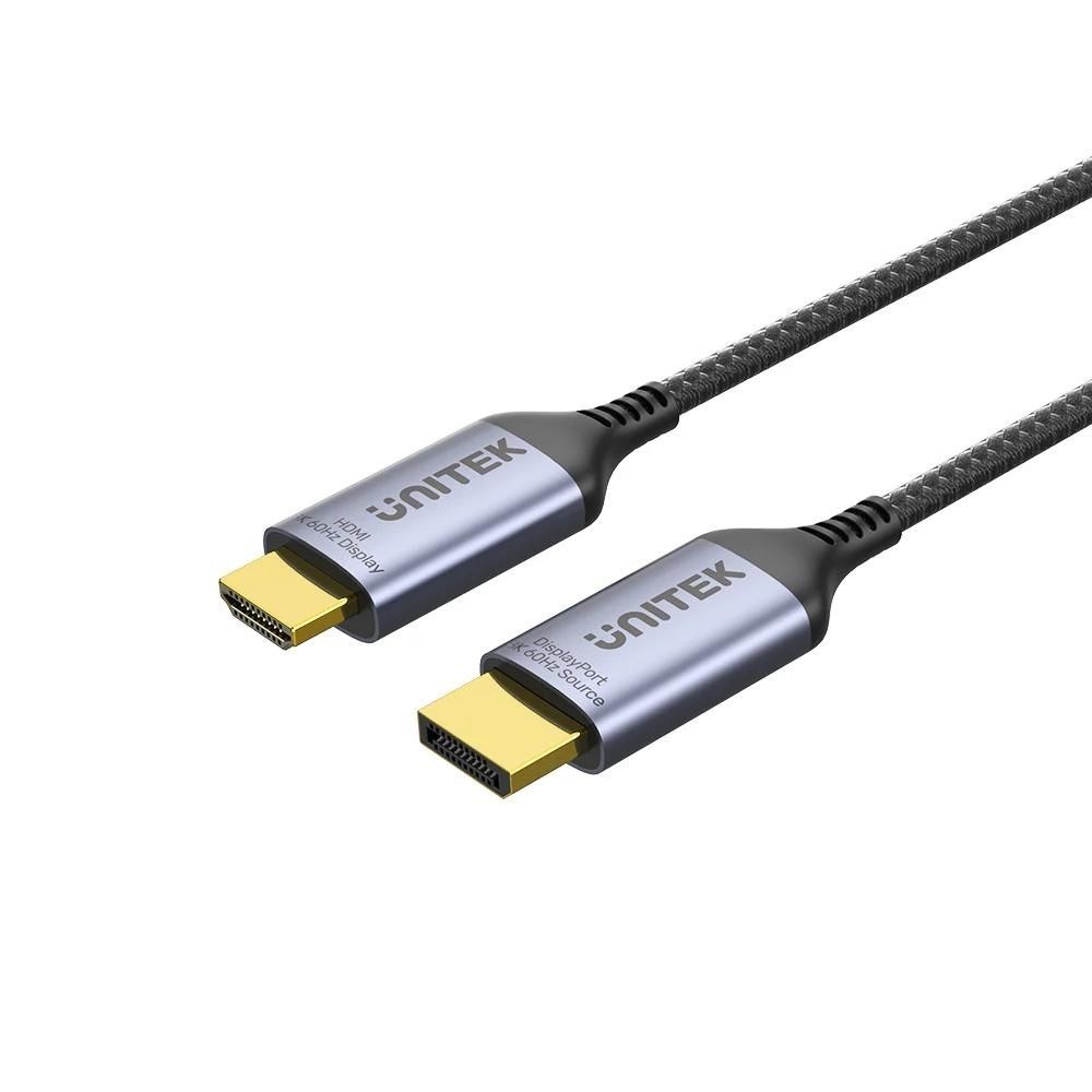 UNITEK CABLE DISPLAYPORT 1.4 TO HDMI 2.1 8K 1.8M