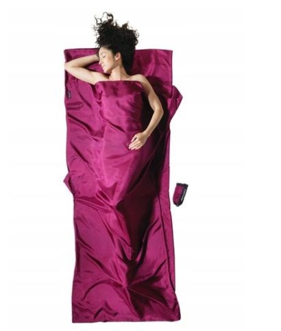 Cocoon TravelSheet Silk Sleeping Bag Liner Mulberry Red