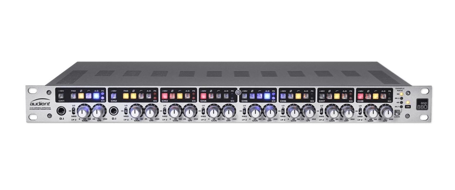 Audient ASP880 - 8-Channel Microphone Preamp