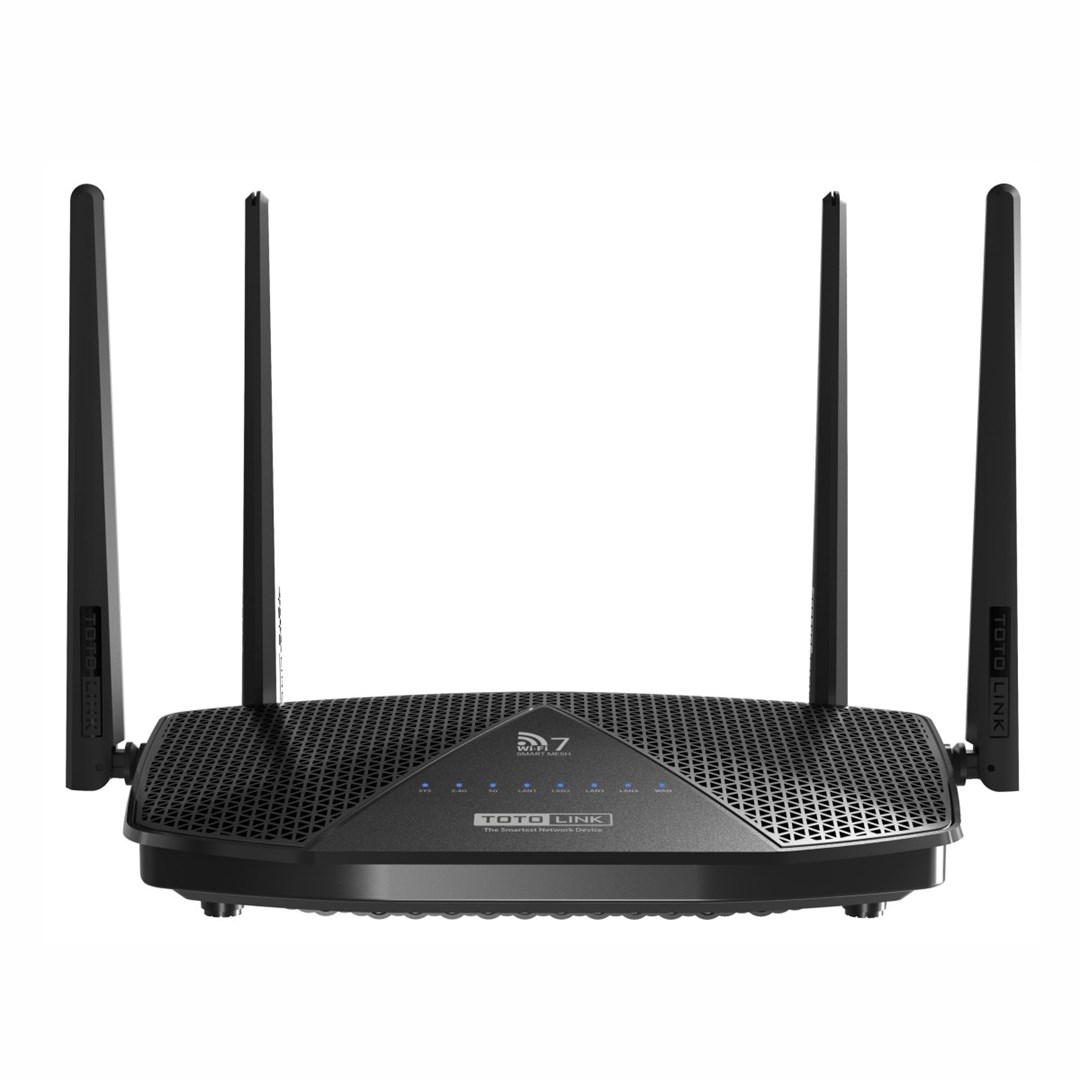 Totolink BE5100R Router WiFi WiFi7 Dual Band 4x GbE RJ45 1x 2.5GbE RJ45