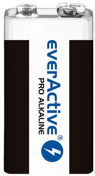 Alkaline Battery 6LR61 9V (R9 ) EverActive Pro