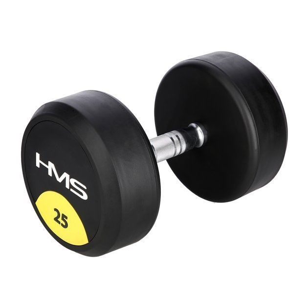 Rubberized Dumbbell 25kg HMS HG PRO 25