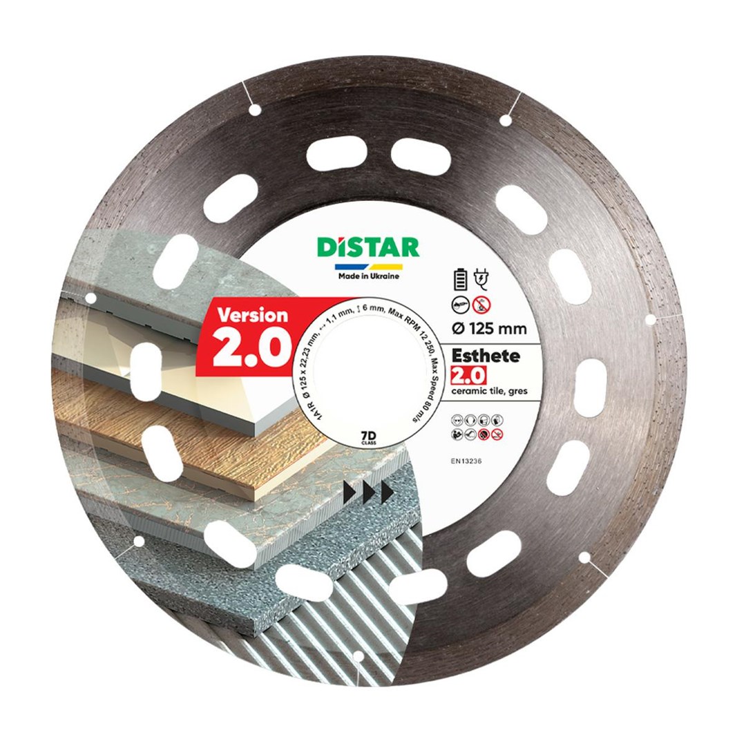 DISTAR DIAMOND BLADE ESTHETE 2.0 125 X 1.1 X 6 X 22.23mm