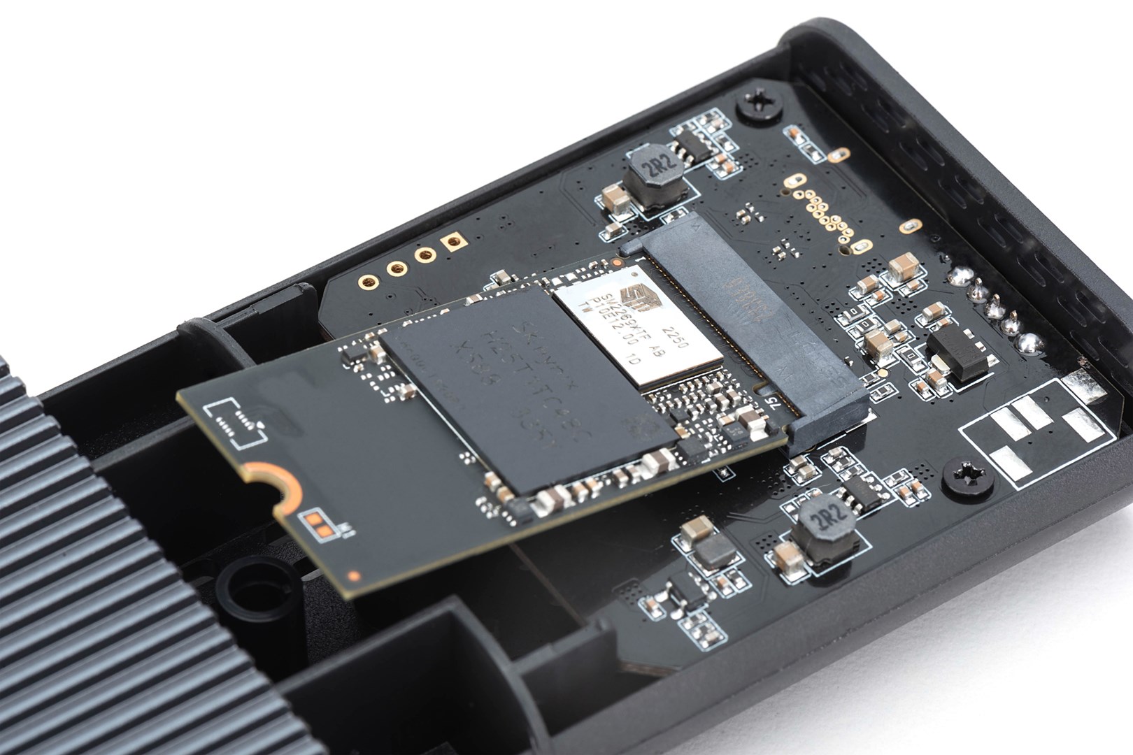 Digitus USB M.2 hard disk enclosure, SSD, external, NVMe, 40Gbps, USB 4.0, aluminum, toolfree