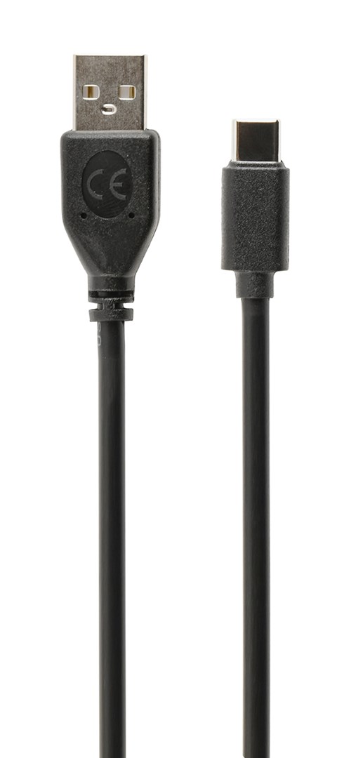 Gembird USB-A/USB-C, 1m USB cable USB 2.0 USB A USB C 0.48 Gbit/s Black