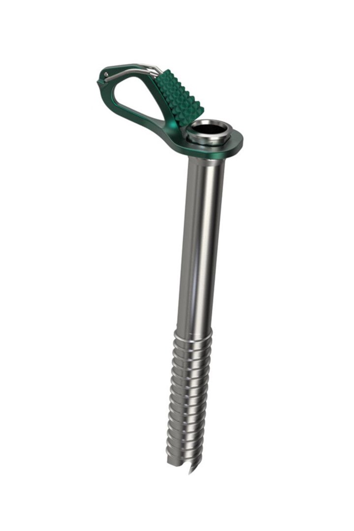 Aero Ice Screw 22cm-Green BLUE ICE