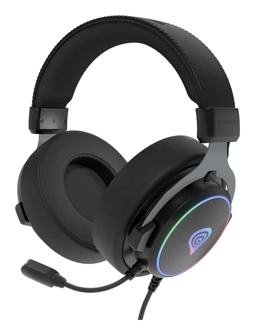 GENESIS Neon 764 Headset Wired Head-band Gaming USB Type-A Black