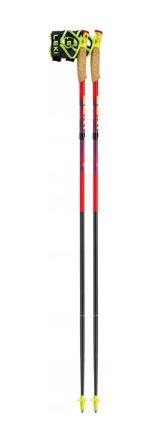 LEKI TRL Ultratrail FX One Trekking Poles 120 Cm Red