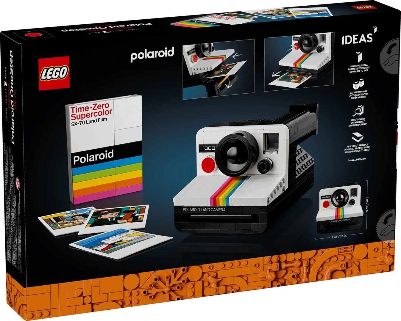 LEGO Ideas Polaroid OneStep SX-70 Sofortbildkamera 21345