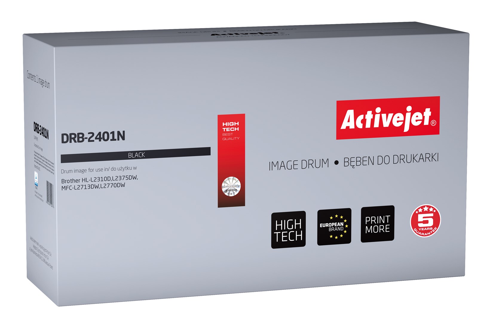 Activejet DRB-2401N drum (replacement for Brother DR-2401; Supreme; 12000 pages; black)