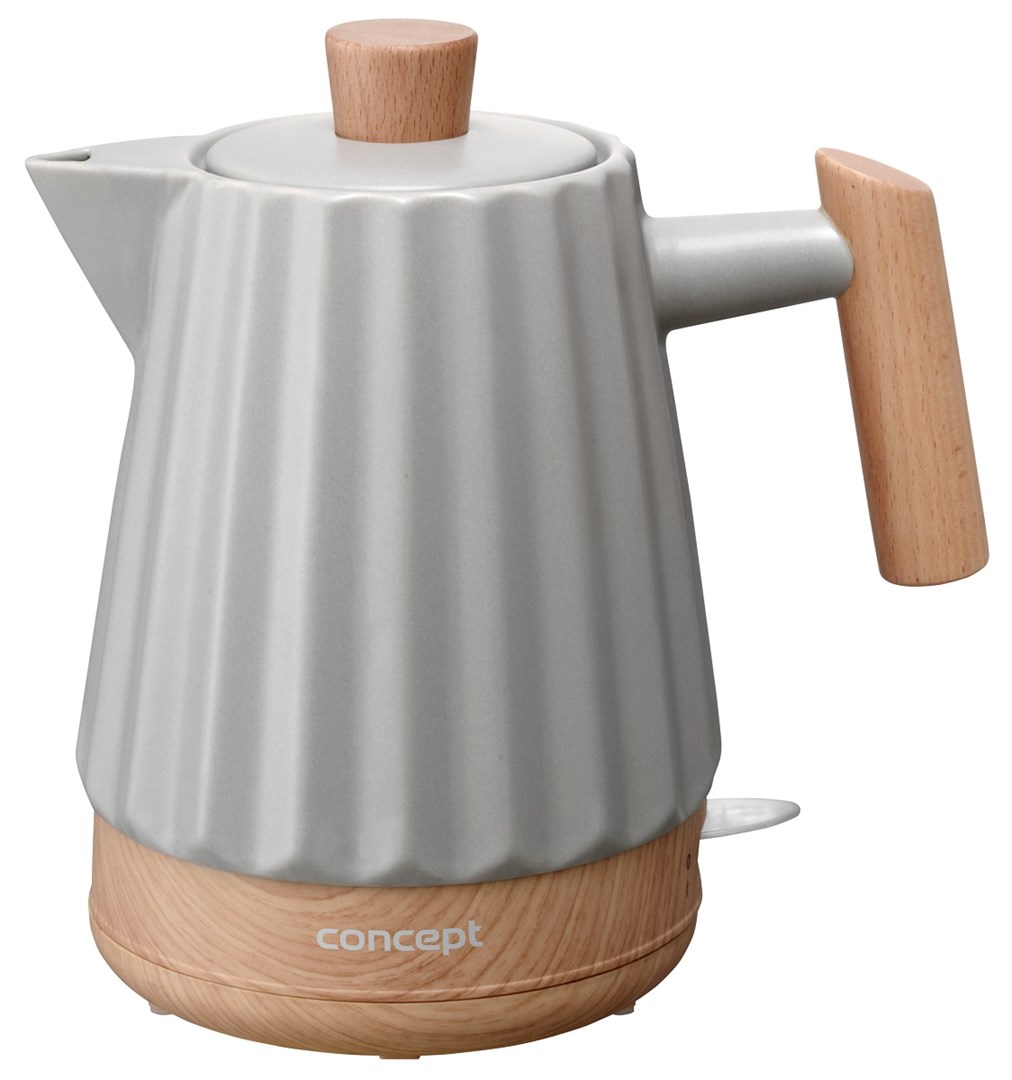 Concept RK0091 Ceramic Electric Kettle 1.5 L Light Grey