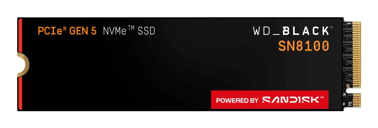 Western Digital WD_BLACK™ SN8100 NVMe™ SSD POWERED BY SANDISK 4 TB
