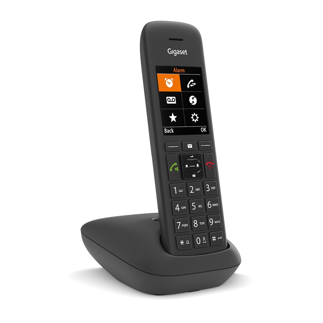 GIGASET C575HX Black 5.8 Cm 2.2 Zoll TFT Farbdisplay Freisprechen Telefonbuch HD Voice Fr DECT Basisstationen Und Router