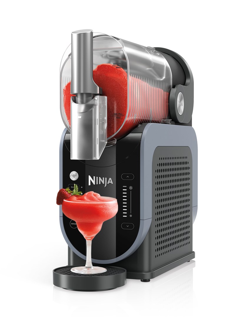 Ninja FS301EU Slushi Slush-Eismaschine Schwarz/Silber
