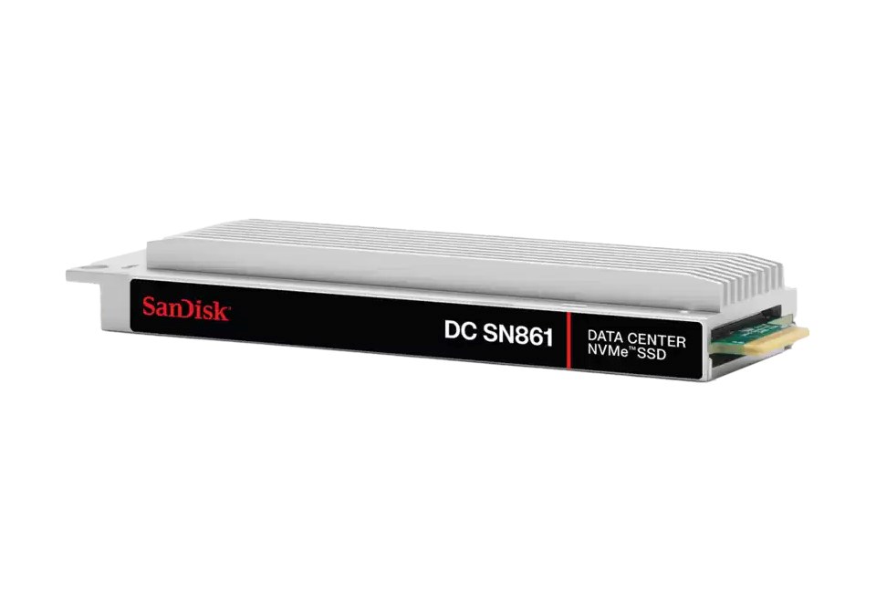 SanDisk DC SN861 7.68 TB E1.S PCI Express 5.0 NVMe