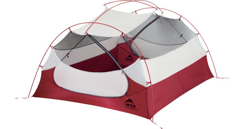 MSR Mutha Hubba NX 3 Person(S) Grey Red Group Tent