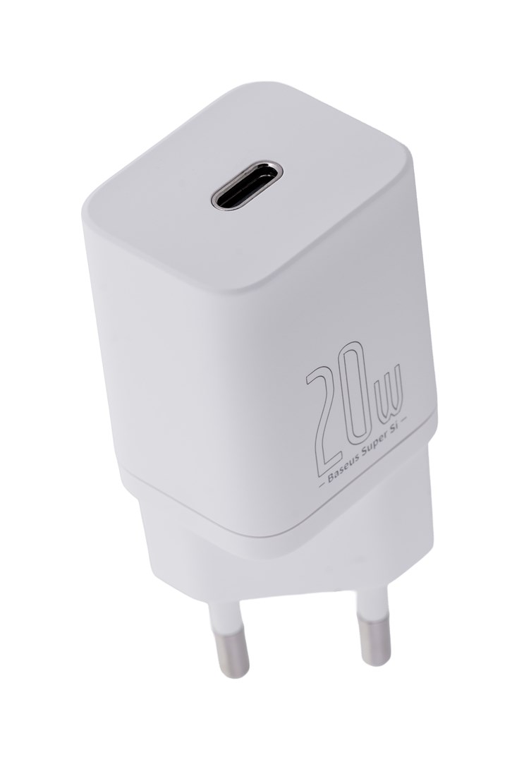 Baseus Super Si Smartphone White AC Fast charging Indoor