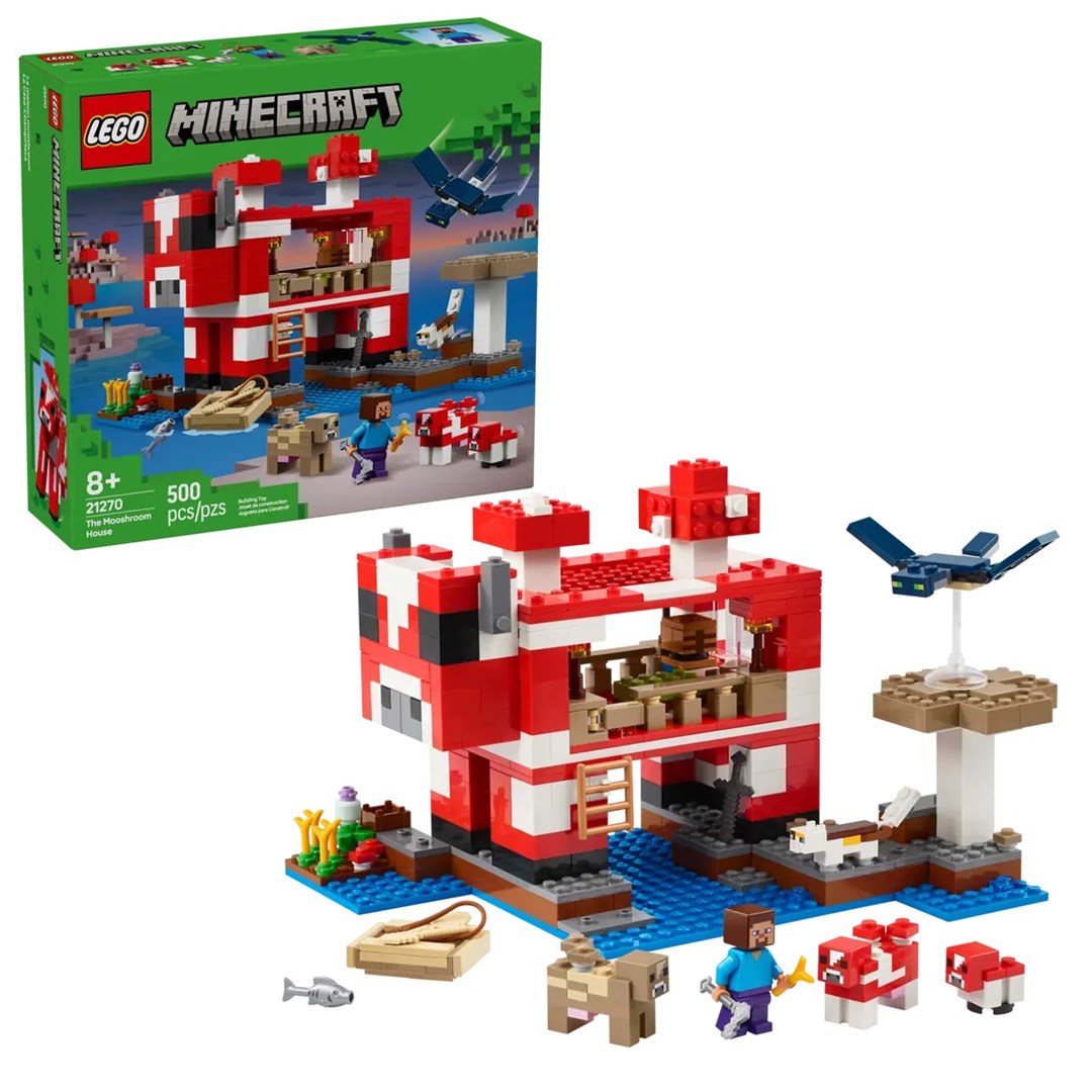 LEGO 21270 Minecraft Das Pilzkuh-Haus