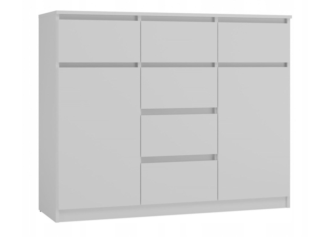 MALWA 2D6S WHITE CHEST OF DRAWERS