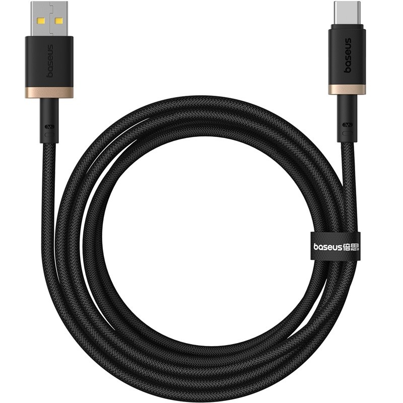 Baseus Dura USB-A To USB-C Cable 60W 2m Black Gold