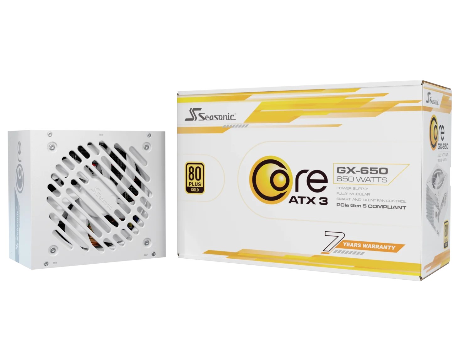 Seasonic CORE GX-650 power supply unit 650 W 20+4 pin ATX ATX White
