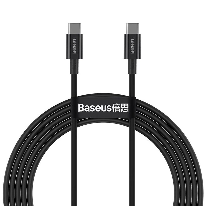 Baseus Superior USB cable USB 2.0 1 m USB C 0.48 Gbit/s Black