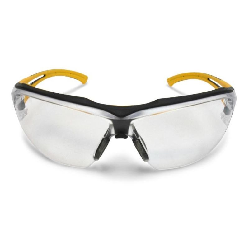 DeWalt Renovator Clear DPG108 Safety Glasses Frameless With Upper Protection Transparent