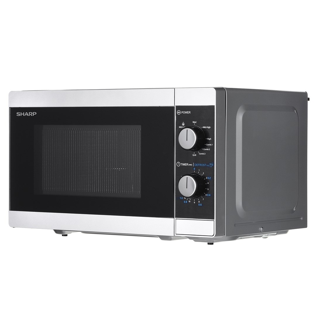 Sharp Home Appliances YC-MG01E-S Microwave Countertop Combination Microwave 20 L 800 W Black Grey