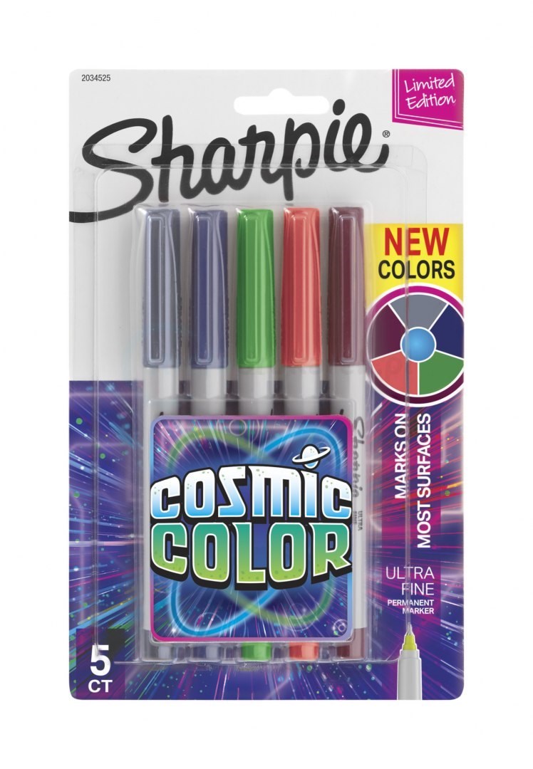 Permanent Marker Set Sharpie Cosmic Colors - 5 Colors